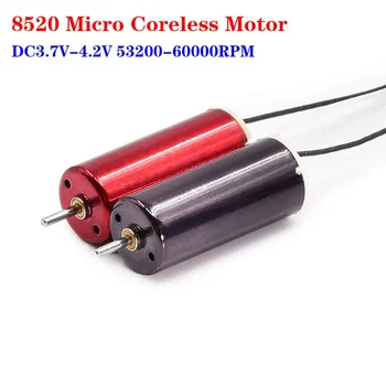 1PC Mini 8.5mm * 20mm 8520 Coreless Motor DC 3V 3.7V 53200RPM High Speed Strong Magnet for RC Drone Quadcopter Aircraft UAV Toy
