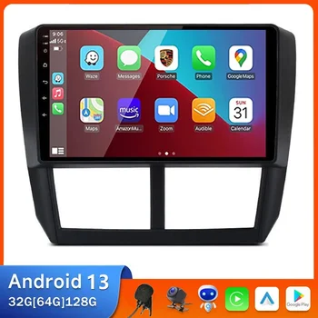 4G Android13 Automobilinis radijas Subaru Forester 3 SH 2007-2013 Impreza Multimedia Player 2 din Head Unit Stereo Video Carplay Audio