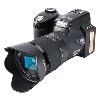 Naujos versijos D7100 skaitmeninio fotoaparato palaikymas 33MP automatinis fokusavimas 1080P HD vaizdo kamera 24x optinio priartinimo teleobjektyvas+ plataus kampo objektyvas