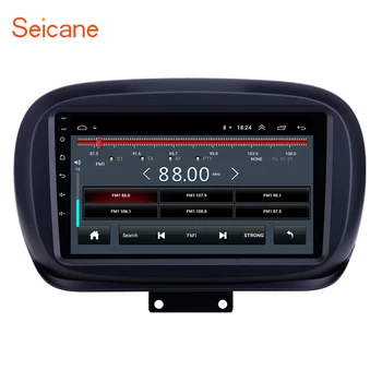 Seicane Car Multimedia grotuvas 2014 2015 2016 2017 2018 2019 Fiat 500X 9 colių Android 8.1 GPS automobilis Radijo palaikymas SWC Carplay